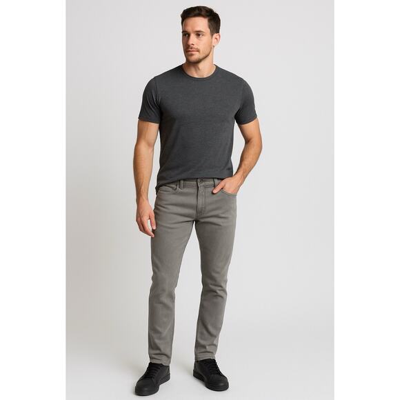 Barbell Apparel Men’s Straight Athletic Fit 2.0 Jeans Gray Cement Size 30 NWT - Picture 1 of 14